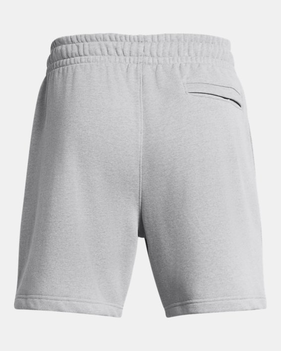 Men's UA Rival Terry Heavyweight Shorts in Gray image number 5